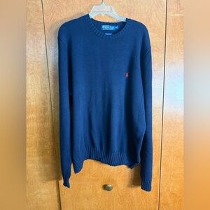 Ralph Lauren Men's Dark Blue Crewneck Sweater